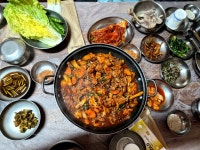 시골집에 온 거 같은 덕촌식당