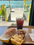 주식회사 노랑버덩F&B | #노랑버덩 거제 바람의핫도그❤️ #오늘여기클립 #바람의핫도그 #거제맛집