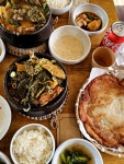 정미네 염색방 | 감자전은 가창정미네가 최고다! 대봉동에 밥집이 많이 없어서 해장국 땡긴다면 가볼만 한 곳! 개인적으로 깨탕해장국 맛있었다! #오늘여기클립...