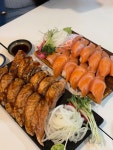 #오늘클립챌린지 연어초밥은 하라식당이 젤 맛있어용