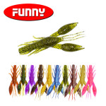 퍼니피싱 호그웜 쉬림프 4인치 9cm 10g 배스웜 : 퍼니피싱