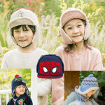 윙하우스 20년 F/W 유아동 방한모자 모음 겨울 아기 아동 귀달이모자 캐릭터 털모자 디즈니 겨울왕국 마블 스파이더맨 : 키즈노리