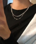 snan 체인 레이어드 목걸이 : apeek