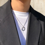 써지컬 스틸 오링 체인 목걸이 : 미스터제이슨