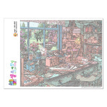 아뜰리에 드 정글(Atelier de Jungle) | 에코솔 셀프페인팅 나의 작은 아틀리에 30색 정물화 40x50cm DIY 명화 그리기 : 에코솔몰