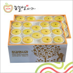장길영 프리미엄 시나노골드 10KG 박스 청송사과 황금사과 : 올바른커머스