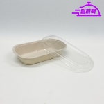 펄프도시락(850A)/BH-01 투명뚜껑세트 : 딜리팩