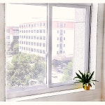 찢어진 낡은 방충망 DIY 셀프 모기 스크린 150x200 접착식방충망 : 월드도깨비