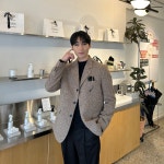 빌리밀리 루트 울 3버튼 자켓 : billimilli