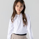 Kids / Junior golf 긴팔 카라 티셔츠 화이트 - 봄,초여름,가을 : 주식회사 엠케이홀딩스컴퍼니