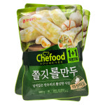 롯데푸드 의성마늘 쫄깃 롤만두 360g+360g : 푸드뱅크주식회사