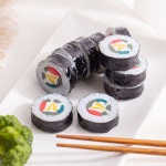 꼬마 김밥 모형 1P 가짜 인조 식품 디스플레이 분식집 : 데코봉봉