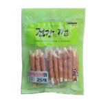 연어 건강한껌 강아지 스틱껌 개껌 간식 반려동물 25p : 도도의잡화상