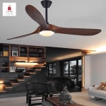 원목 샹들리에 실링팬 거실 식당 대풍 천장형 선풍기 : 필9아이템