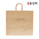 옵셋 종이가방 41호 200매 크라프트 무지 쇼핑백 : 일용상회