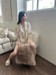 귀여운패턴 순면 여름 홈웨어 파자마 잠옷 세트 : 쥬디엘