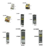 레시유통 | 초박형 스위칭 전원 공급 장치 변압기 AC110-240V 소스 어댑터 LED 스트립 CCTV용 SMPS DC 12V 24V 48V 60W 100W 300W : 리포즈바이스토어