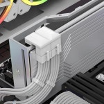 GPU VGA PCIe 포지티브 방향 그래픽 전원 어댑터 180 도 각도 커넥터 그래픽 카드 커넥터 PCIe 8 핀 어댑터 : rebuy