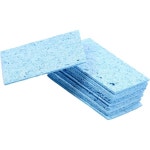 Heyiarbeit 10Pcs 납땜 스펀지 60mmx40mmx6mm 교체 철제 청소 다리미 팁 클리너 직사각형 블루 : 셀레스유