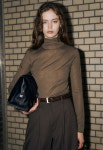Slim See-through Turtleneck : RENEJ-르네제이