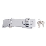 모은이앤씨 | 키 스텐걸고리 4.0x100mm 특대 문고정 문잠금 자물쇠고리 창고문 스판판걸이 걸쇠자물쇠 문장금장치 도어락 : 알파링크