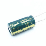 낮은 ESR 알루미늄 전해질 캐패시터 전기 커패시터 고주파 20% 3300 uf 10 V UF 10x20mm 20 개 : -산업-용품-부품-