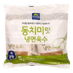 여름엔 역시 시원한 냉면! 면사랑 냉면육수 골라담기 동치미맛, 340g, 5개 : 장보자닷컴