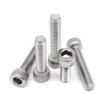육각 소켓 캡 알렌 헤드 볼트 나사 길이 2-80mm 스테인리스 스틸 DIN912 M1.4 M1.6 M2 M3 M4 M5 M6 M8 304 A2-70 1 10 50X : 영민몰