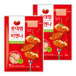롯데푸드 비엔나 220g 2개 : 푸드뱅크주식회사