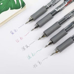 필기구 5 개/몫 0.5mm 다색 볼펜 1 다기능 펜 4 색 리필 연필 귀여운 잉크 : 썸마켓09