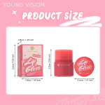 케이더블유홍대라인 | 틴트립밤 YOUNG VISION 다색 트위스트 립 글로스 부드러운 광택 보습 페이드 라인 개선 오일 : 더블유케이무역