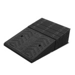 차량 진입판 경사로 휠체어 화물차 발판 문턱 경사면 고무 카업 블럭업 700x950x290 : 건스브라더2