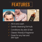우디스 Woody's 3in1 남성용 바디워시 946ml 2개 : 오승미국