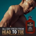 우디스 Woody's 3in1 남성용 바디워시 355ml 2개 : 오승미국