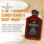 우디스 Woody's 3in1 남성용 바디워시 355ml 2개 : 오승미국