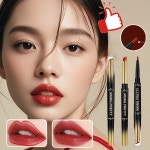 주식회사 지워터 | 여성 듀얼 립스틱 립 라이너 지워지지않는 립스틱 벨벳 매트 립스틱 립 라이너 : 신핑무역 주식회사