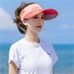 샬라라 비비드 컬러 여름 썬캡 러닝 스포츠 자외선차단 모자 사이즈조절 햇빛가리개 선캡 : 샬라라토리4