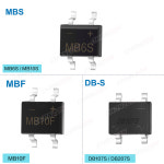 다이오드 브리지 DB207S 정류기 MB10S SMD DB107S MB10F MB6S : 리을트리6