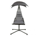 스윙체어 Courtyard Outdoor Garden Leisure Hanging Chair Swing Dream Hammock Moon Bay : 정슬진글로벌