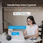 SONOFF T2 EUUS 벽 스마트 스위치 433Mhz RF 원격 제어 Wi-Fi 터치 스마트 장면 eWeLink 앱을 통해 Alexa Google 홈과 함께 작동...