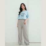 린넨 반밴딩 와이드 슬랙스 B1491 2color 아이홈 (노마진 세일) : iehome