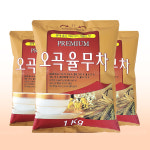 오곡하나로미니자판기 | 대호 오곡 율무차 1kg x 3개/자판기믹스 라떼 : 윤창79