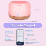 Diffuserlove 우드 디퓨저 에센셜 오일 500ML 리모컨 포함 JY : 은공육트린카