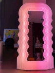 LED 물결 전신 에토레 카페 웨이브미러 소트사스 거실 삼색 : 과천상사