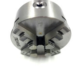 셀프 센터링 선반 척 SANOU K12-130 경화 역 장착 도구 드릴링 밀링 목공용 4 턱 130mm 5 인치 : 모티브릭12