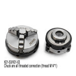 Sanou-3 Jaw 수동 딜 척 셀프 센터링 스레드 마운트 CNC 정밀 기기 DIY 선반 공용 부품 : 모티브릭12