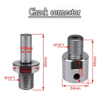 Sanou 선반 척 3/4 턱 셀프 센터링 K01-50 K01-63 K02-50 K02-63 M14 x 1 스레드 DIY 목재 선반용 커넥팅 로드 포함 : 모티브릭12