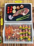 휴대용 바베큐 그릴 머스코 14FQ25G 숯불바베큐그릴 숯불캠핑화로 캠핑그릴 바베큐그릴 화이트 : 블루오션64