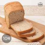 분홍스천연허브월드 | 천연발효종 통밀식빵 330g(10조각) 10팩/ 아르토스베이커리 주문후제빵 : 에스월드허브