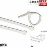 컴퓨터전선정리 케이블타이 9x450mm 100개입 케이블정리밴드 : 앨리스와매건